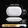 Xiangyuan White Melamine Rice Noodle Plate - Porcelain-Like Creative Hot Pot and Restaurant Tableware.