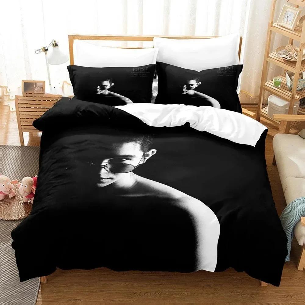 KinnPorsche Mileapo Bettwäsche-Set für Jungen und Mädchen, Twin Queen Size, Bettbezug, Kissenbezug, Bett, Kinder, Erwachsene, Mode, Heimtextilien
