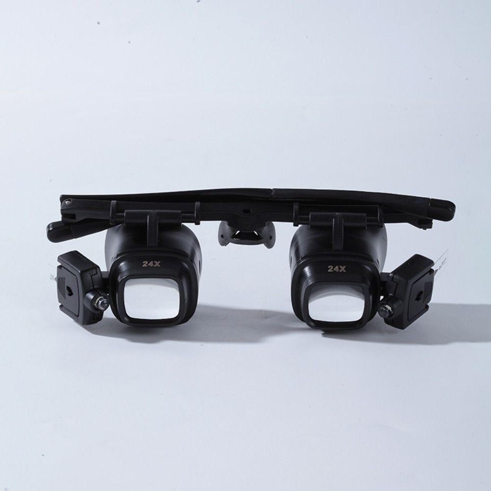 With LED Lights Watch Repair Magnifier Head Eye Glasses Loupe Lens  For Watch Repair and Jewelry