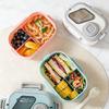 Microwave Safe Plastic Bento Box With Divider For Adults And Office Lunches