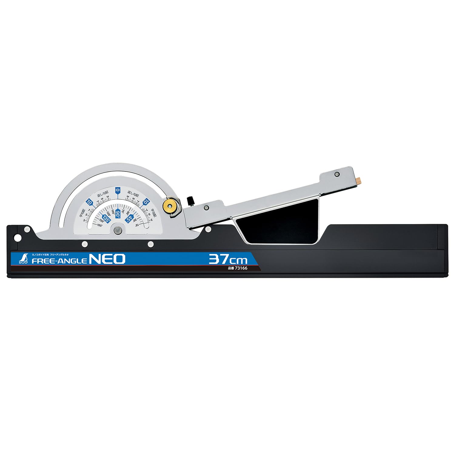 

Shinwa Sokutei Circular Saw Guide Ruler Free Angle Neo 37cm 73166 срібний