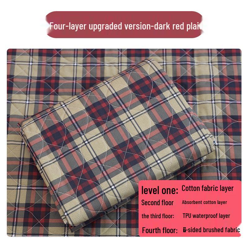 Waterproof, Washable Incontinence & Menstrual Pad - Extra Large, Non-Slip for Elderly or Bedridden Care
