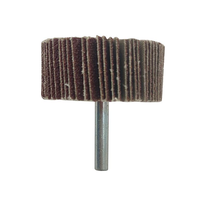 Sanding Head with Handle: Flap Wheel, Shaft Impeller, and Cylindrical Grinding Cloth