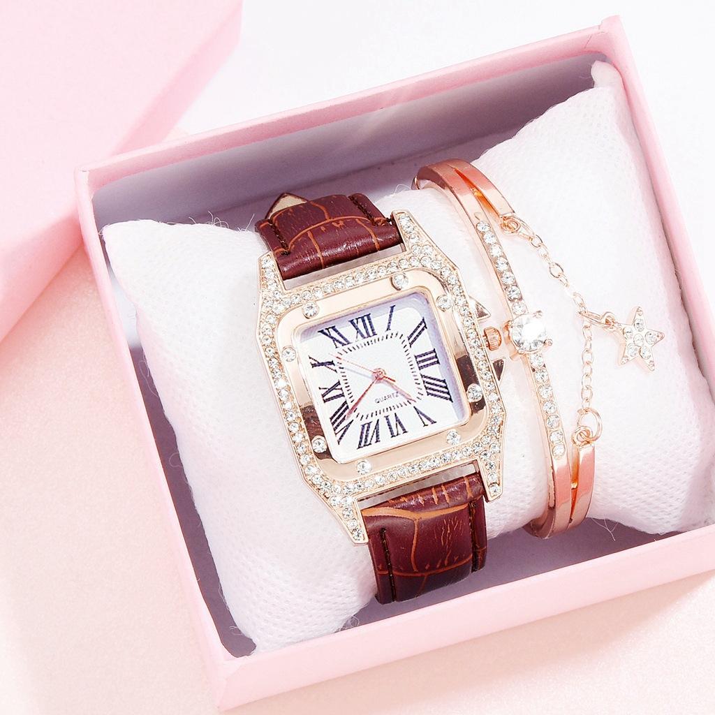 Watch Women's Wine Barrel Square Belt Women's Watch Women's Watch Student Korean Version Casual Watch