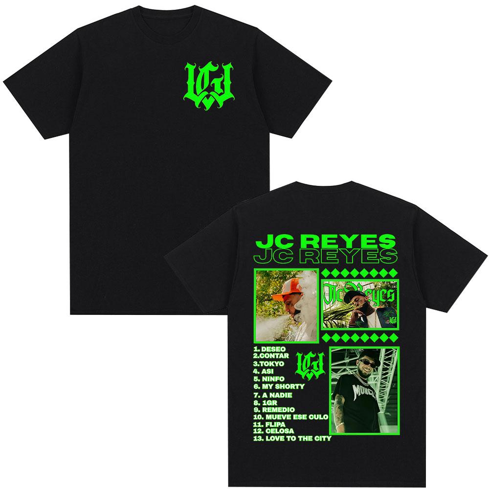 Rapper Jc Reyes Album Tour 2025 Graphic T Shirts Unisexs Women Hip Hop Fashion Tshirts Cotton Casual Oversized Tshirt Streetwear