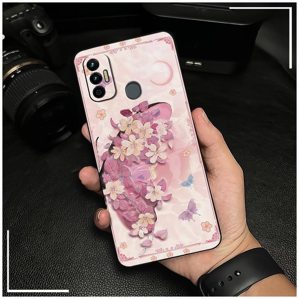 Anti-dust Shockproof Phone Case For Tecno Spark 7/Spark7T Silicone Protective Durable Cartoon Soft case Phone Pouch TPU