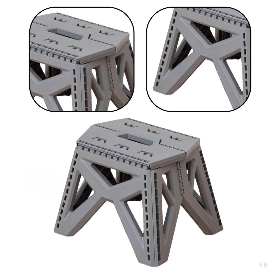 Camping Stool Chair Foot Rest Footstool Portable Folding Fishing for Backpacking