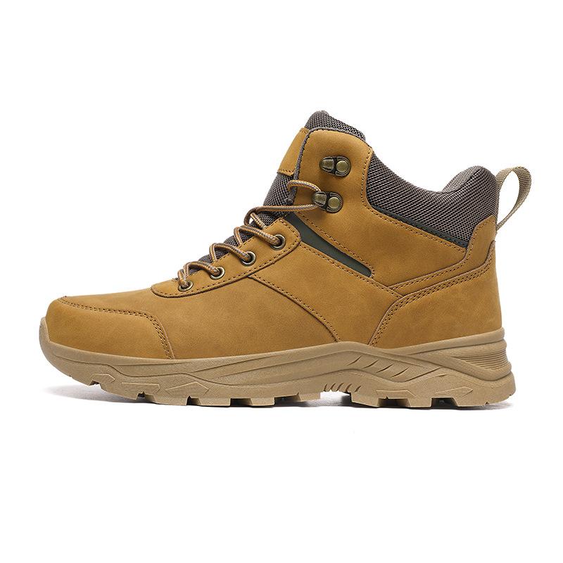 Men's Snow Boots Super Plush Warm Cotton Shoes Fashion Casual High Top Boots for Men Outdoor Non-slip Hiking Boots Large Size48