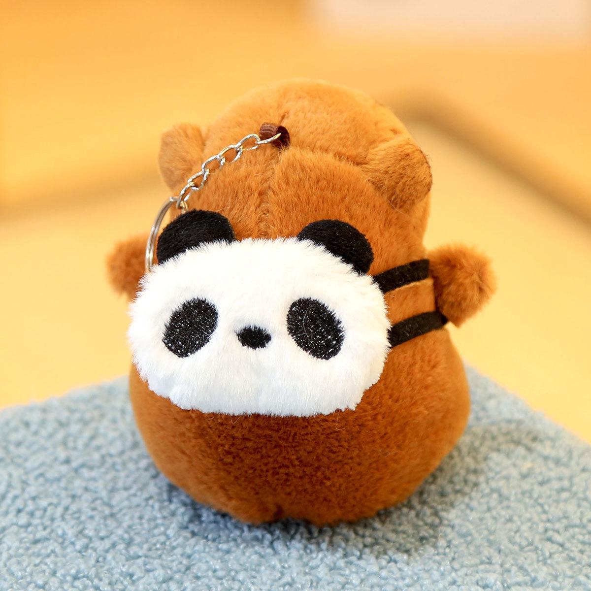 

Милая маленькая плюшевая игрушка капибара с крыльями, толстовка, имитация куклы капибары, пушистая игрушка, подарки на день рождения