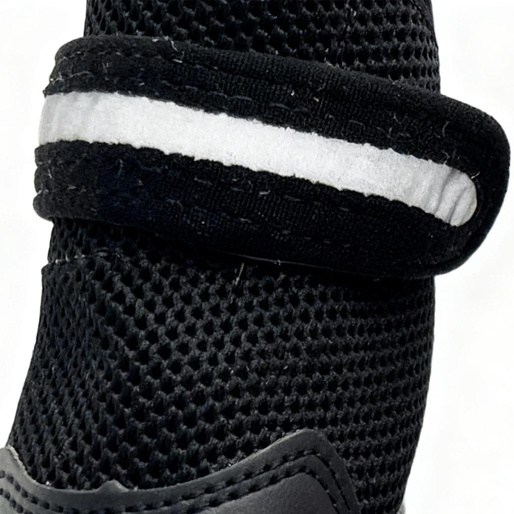 Shoes For Dog Elastic Breathable Anti-Slip Booties Reflective Dog Booties For Puppy Pet Walking Camping Hiking Outside Floors