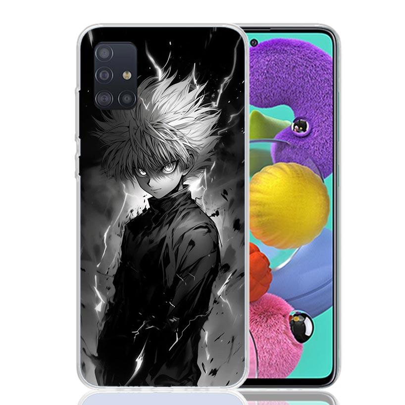 Huner X-Hunters Killua Phone Case For Samsung Galaxy A52 A32 A22 A12 A02S A50S A30S A51 A31 AA71 Note 20 Ultra 10 S10 Plus Galax