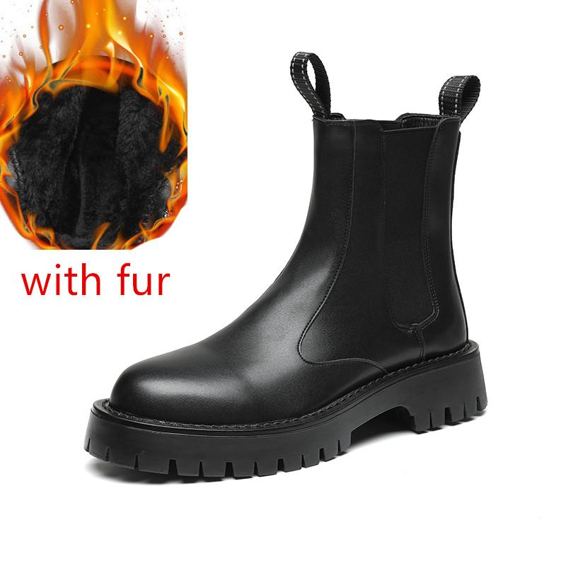 

Кожаные мужские ботинки, высокие, модные, декоративные, роскошные, дизайнерские, мужские, деловые, с круглым носком, элегантные, мягкие, теплые ботинки 10