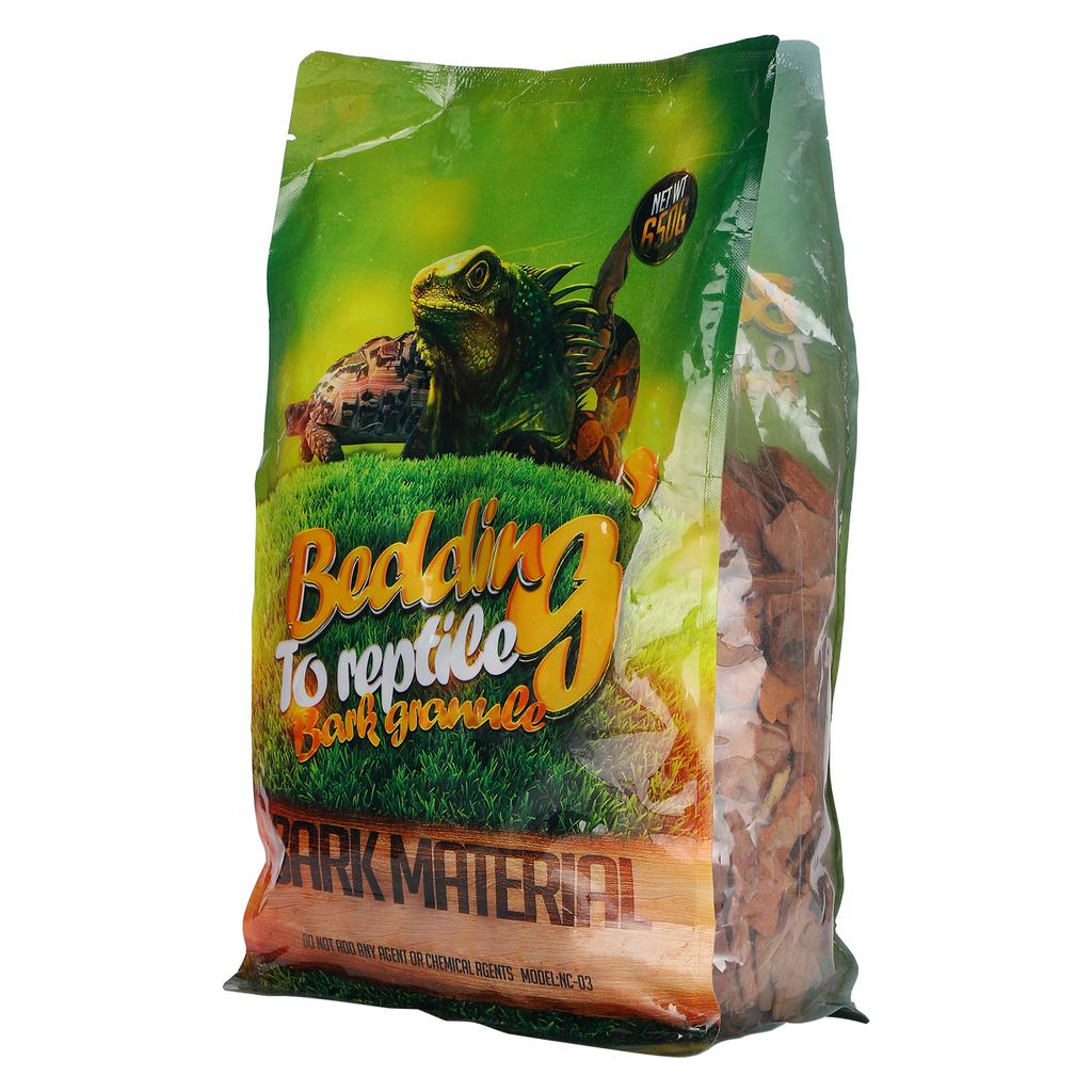 650g Beutel Wald-Gelände Rinde Feine Chips Natürlicher Holzstamm Gelände Substrat für ReptilienKleine Partikel