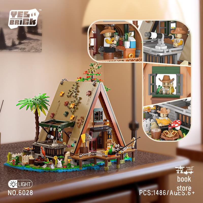 6028 Creative Treehouse Street View Model: Puzzle & Building Block Toy for Boys