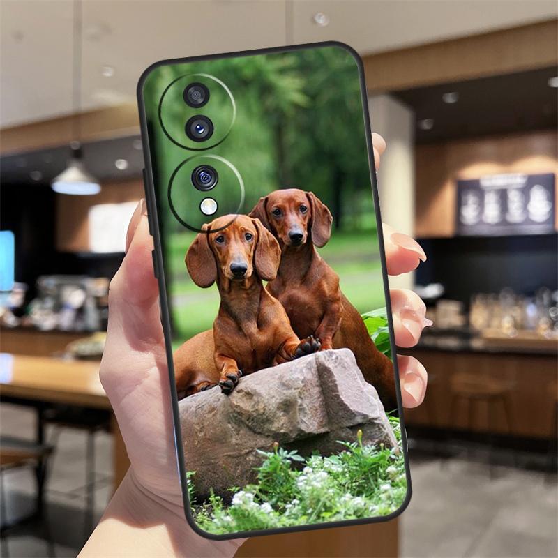 Dackel Hunde Hülle Für Honor Magic 7 5 6 8 Lite Honor 400 200 Pro 50 70 90 X8c X9a X9b X9c X9d Win RT Abdeckung