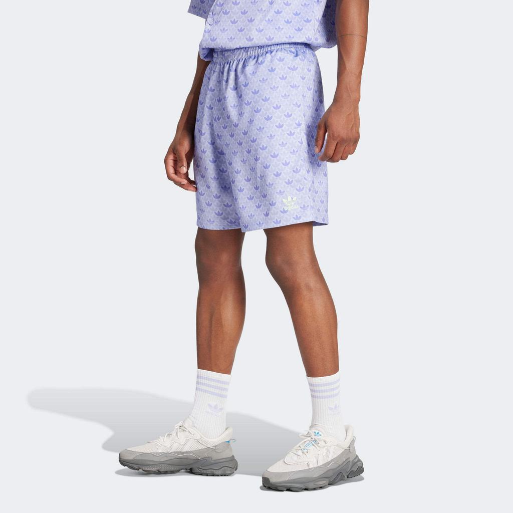 Adidas Originals FASHION MONO Casual Shorts Men's Purple IS2935