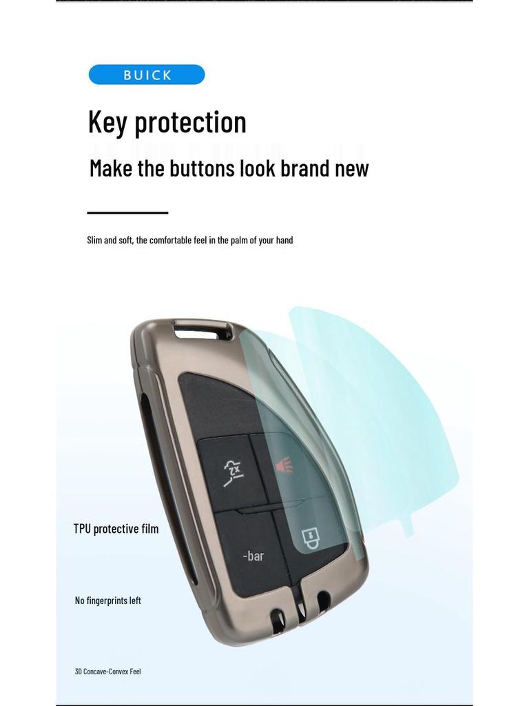 Buick Envision S GS Key Case for 2020-2022 Models, Unisex Car Key Holder