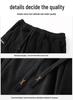 Men's Plus Size Double-Sided Fleece Sherpa Sweatpants, Thickened, Loose Fit, Cuffed, for Autumn/Winter
