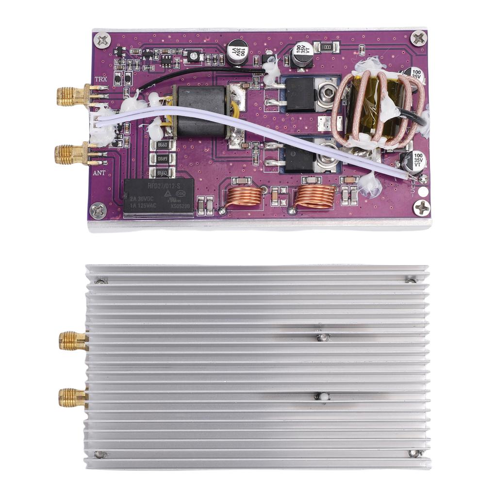 20W Portable Shortwave Power Amplifier with Automatic Switching, Low Pass Filter, Heat Sink, Compact Structure 2MHz