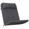VidaXL Adirondack Chair Cushions Set of 2 Anthracite Oxford Fabric 361830