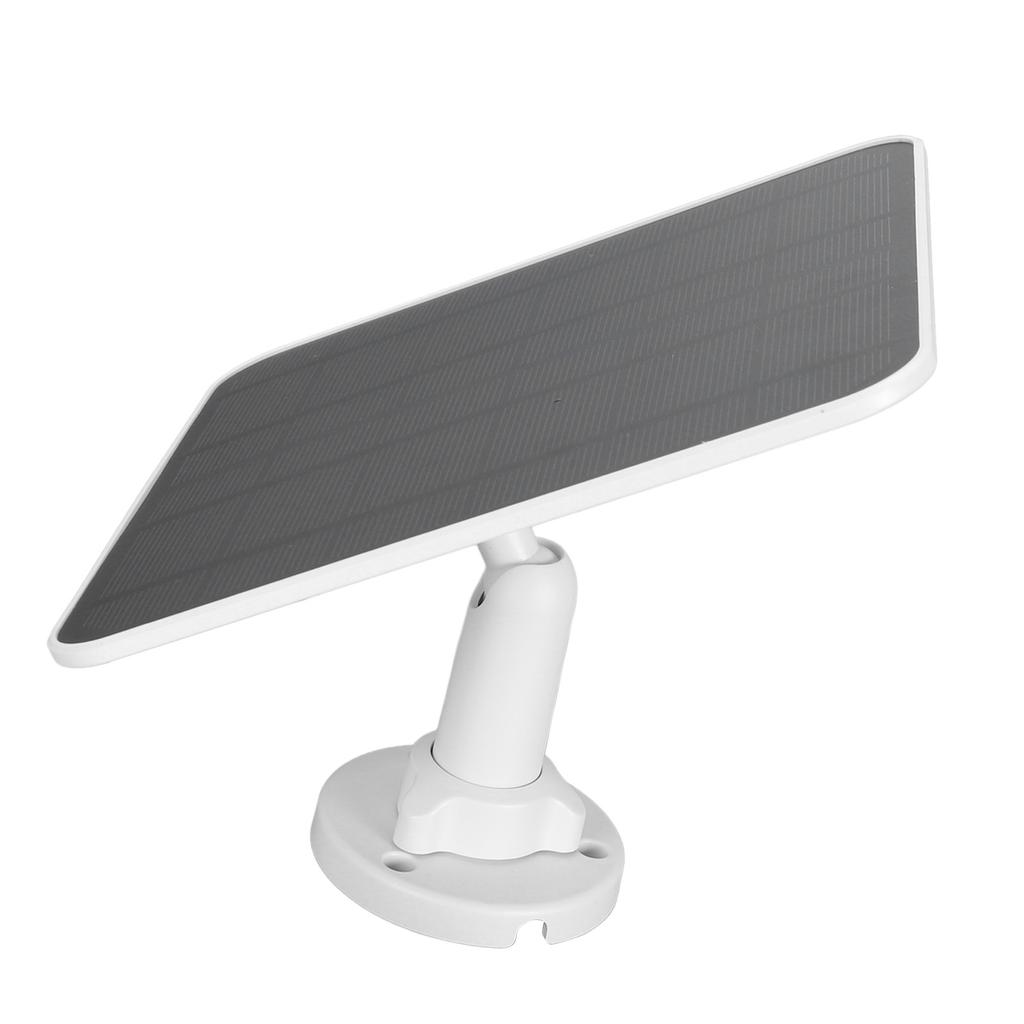 12W Solar Panel for Doorbell IP66 Waterproof 360 Degree Adjustable Bracket Camera Solar Panel Charger for Video