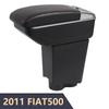 2011 FIAT 500 Center Armrest Interior Accessories