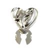Irregular Metal Metal Cufflinks Shiny Brooch Pins New Button Covers  Women Men