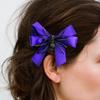 Funny Spider Hair Clip Plastic Halloween Head Wear Happy Halloween Bowknot Hairpin  Party Dress Up