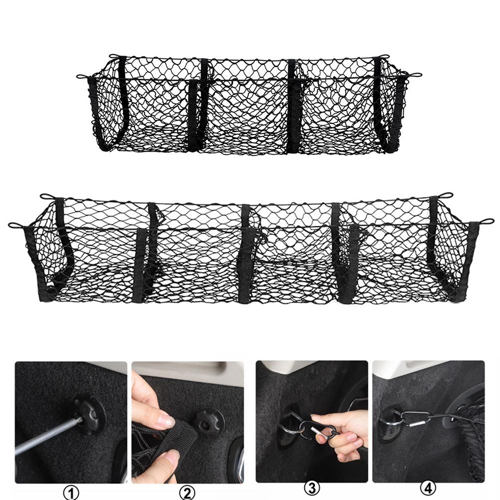 Trunk Organizer Cargo Net Organized Trunk Compact Folding Design Custom Fit for Cybertruck Lightweight Material