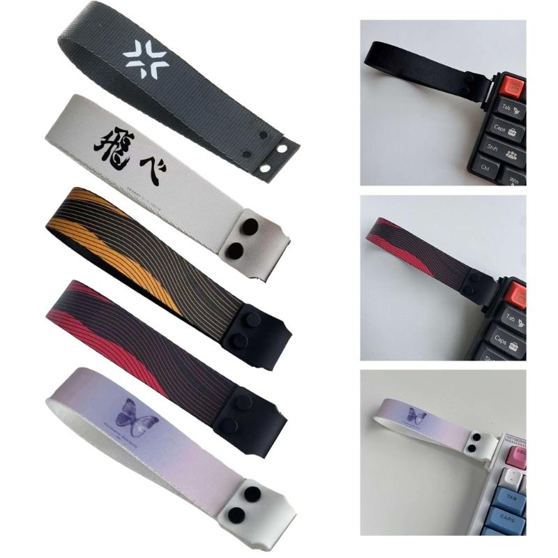 Keyboards Straps Streamers Decorative Straps Take Control Nylons Straps for 60 ATK68 Gaming Mechanical Keyboards