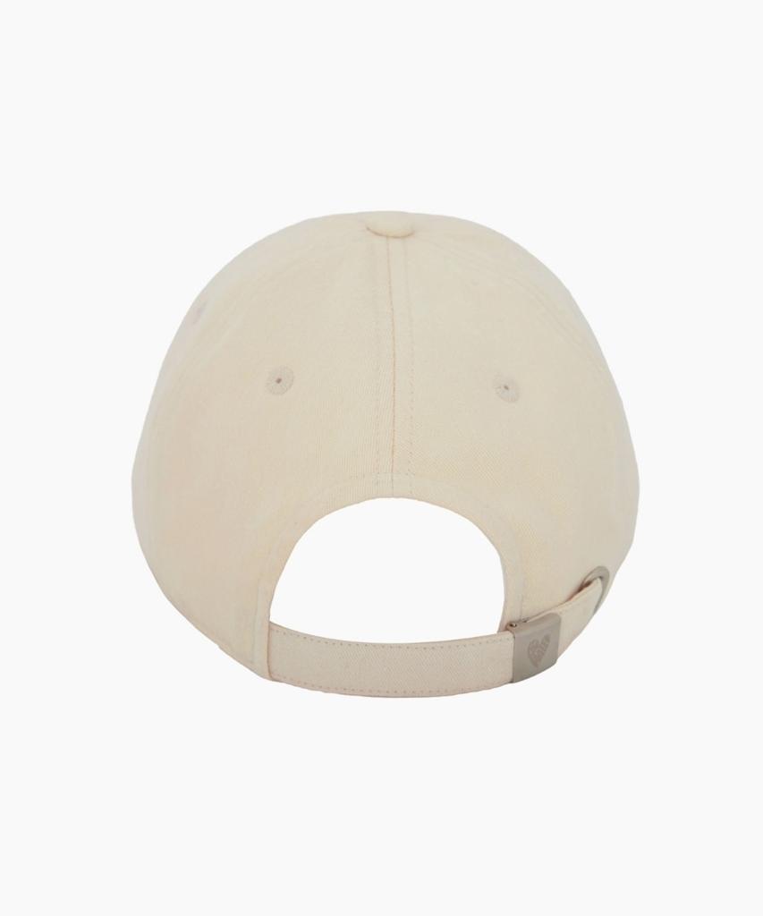 Deomati Thematee Text Logo Embroidered Ball Cap - Ivory