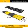 Rubber and Plastic Cable Protection Speed Bump