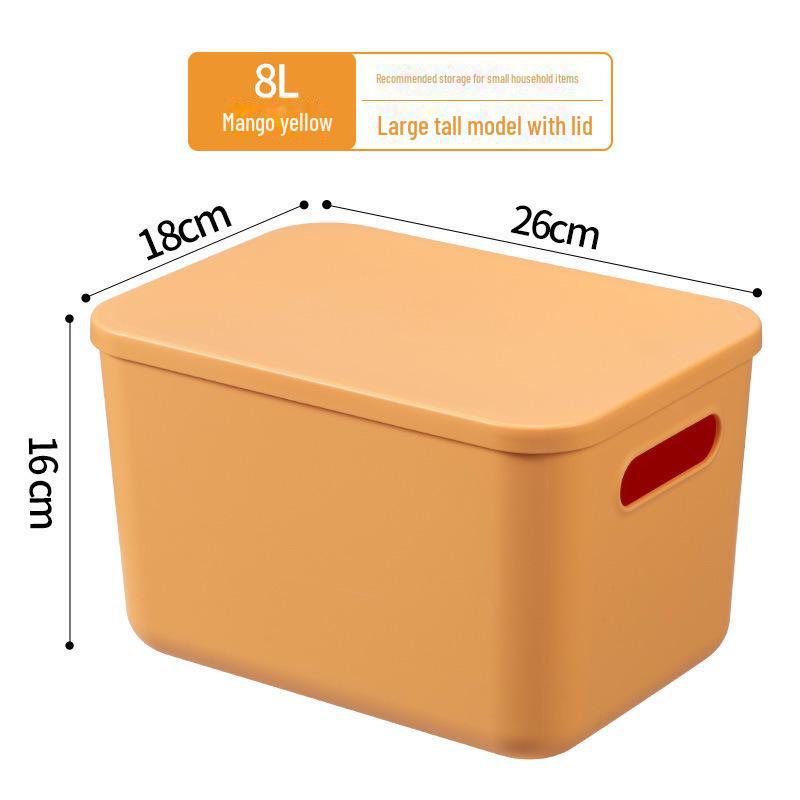 Large Plastic Storage Box for Clothing and Sundries - Ideal for Dorm or Home