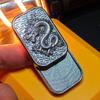 Infinite Position Mechanical Slider Metal Fidget Magnetic Push Card Plate Paragraph Haptic Coin EDC Sensory Stress Relief Toy