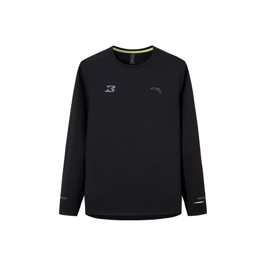 

Anta Comfortable Simple Casual Round Neck Pullover Versatile Long Sleeve Knit Sweater Men tops 152545402-2 L