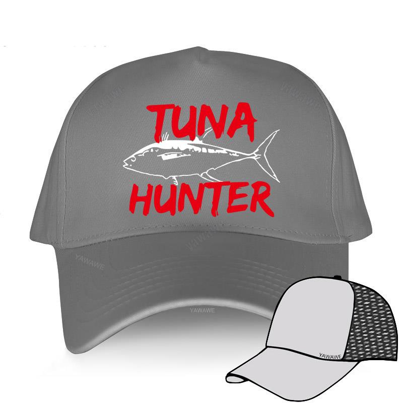Schwarze, lässige, bedruckte Fischkappen für Jungen, Tuna Hunter, Sporter, Fisher, Unisex-Snapback-Hüte mit Modedruck