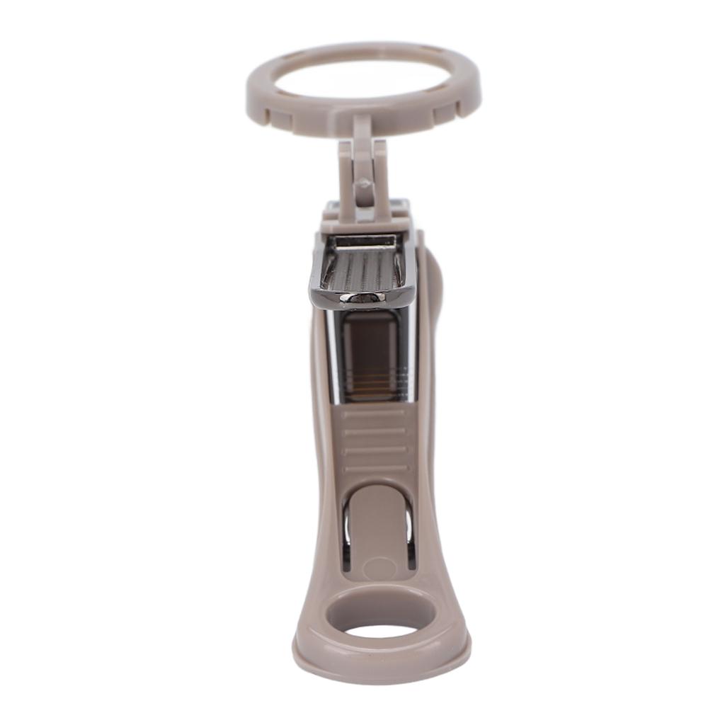 Nail Clipper Heavy Duty Portable Nail Cutter with Removable Magnifying Glass for Seniors