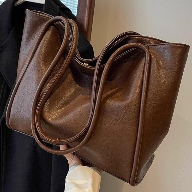Retro Commuter Bag Women's Unique Versatile Large Capacity Student Class Shoulder Tote Bag