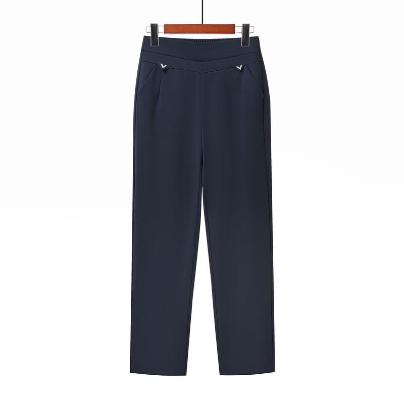 YUZHAOLIN Women's Fleece-Lined Elastic Waist Casual Trousers