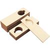 DIY Unfinished Wooden Door Handle Sign for Home, Hotel, or Office Decor