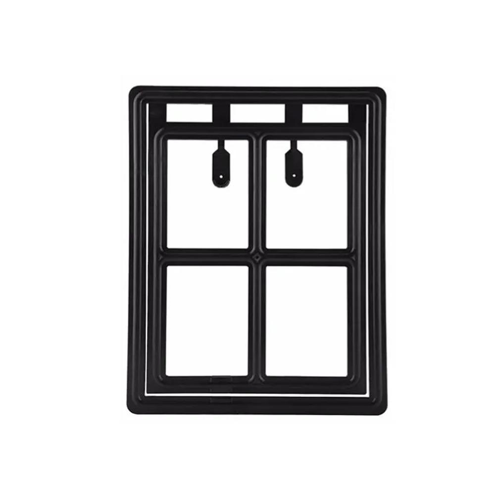 Lockable Pet Screen Door Mosquito Proof Sliding Door Screen Pet Tunnel Cat Door Hole  Balcony