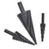 Spirals Grooved Peeling Drill with Round Shank, Sheet Metal Drill Bit, Step Drill for Metal, Taper Drill Diameter 4-32mm