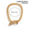  Hip Hop Minimalist Design Belt Buckle Chain Collar Necklace Retro Chill Style Personalised Necklace