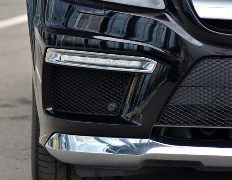 Chrome-Plated Decorative Strip for Mercedes-Benz GL500/GL550: Fog Light, Front Bumper, and Trunk Protector