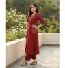 Indische Partykleidung Oberteil Tunika Kurta Hosen Set Damen Designer Baumwolle Ethnische Kleidung Kurti Kleid