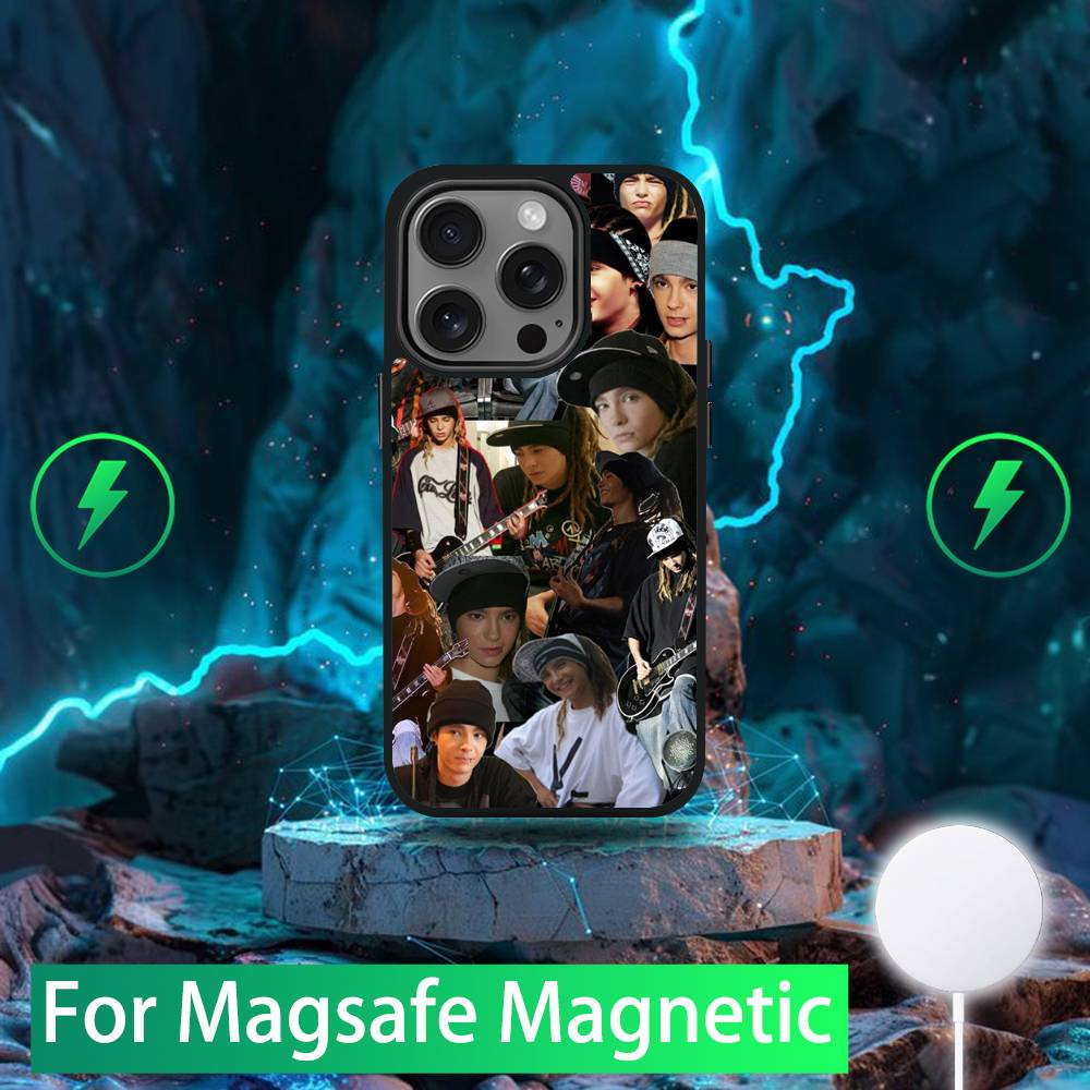 Tom K-Kaulitz Phone Case For iPhone 16,15,14,13,12,11,Pro,Max,Plus,Mini,SE New Magsafe Magnetic Wireless Charging iPhone14promax