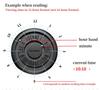 FOXBOX/Lige Magnetic Levitation Men's Watch - Black Tech Creative Concept.