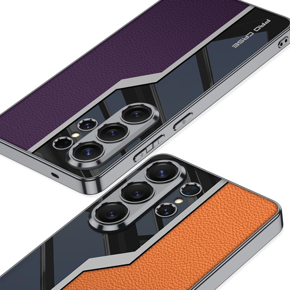 GKK Hülle für Samsung Galaxy S26 Ultra TPU+PC+PU Handy Rückseite Galvanisiert