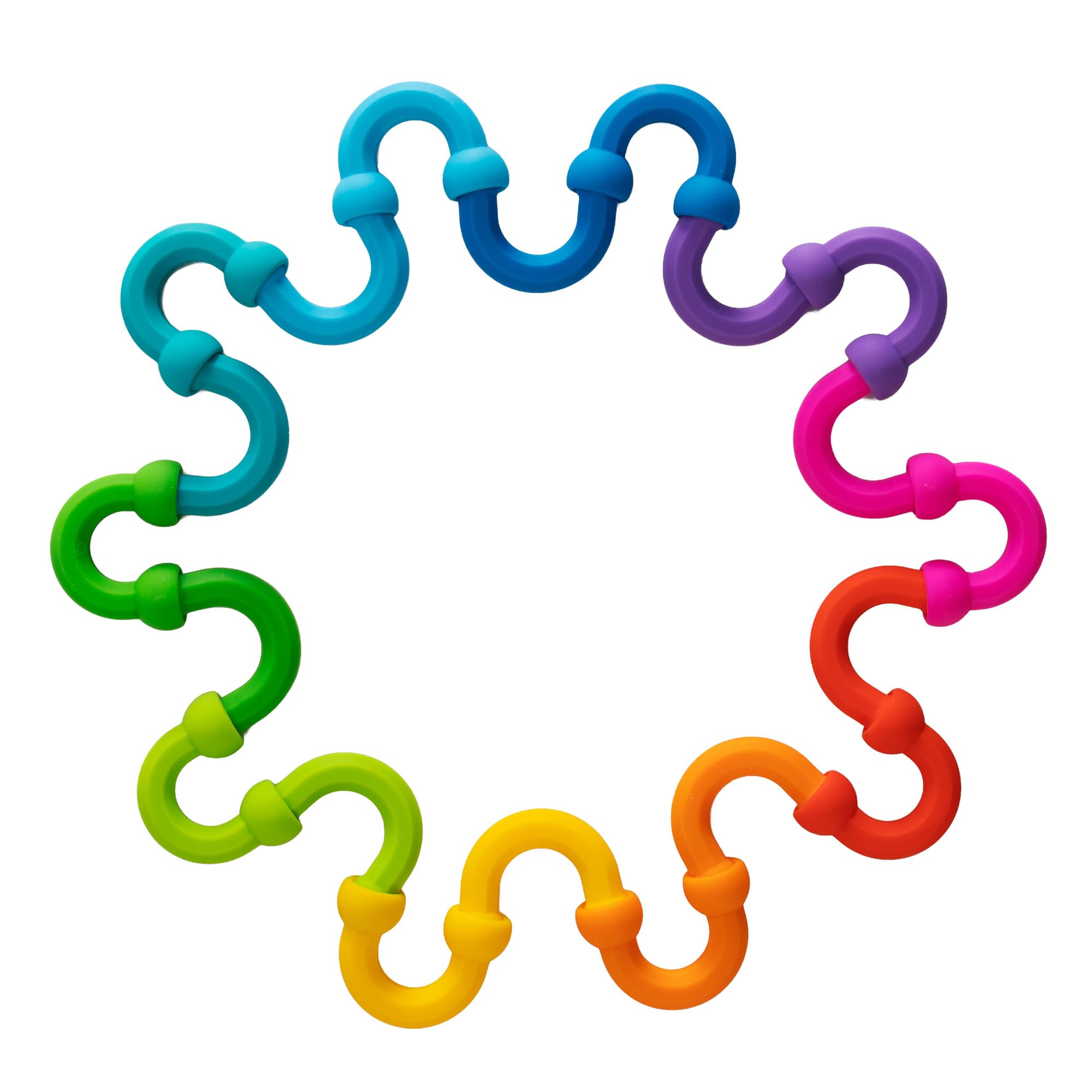 

Fat Brain Toys Plip Links Соединяемая игрушка-непоседа, 20 штук, FA490-1, Оригинал