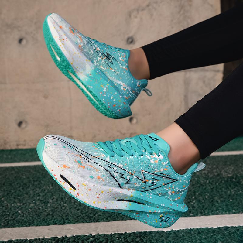 Lightweight Running Sports Shoes Men Women Damping Sneakers Breathable Mesh Trainers Anti-slip Tennis Basketball Training Shoes